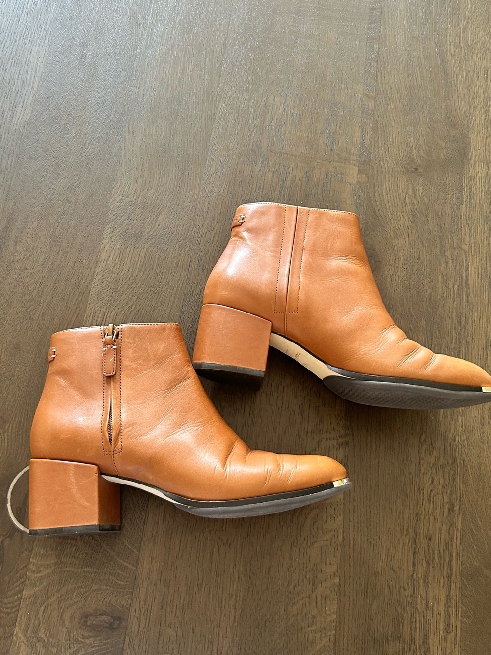 Cole Haan tan grand ambition leather booties - Picture 12 of 15